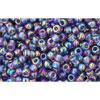 cc166d - Toho rocailles perlen 11/0 transparent rainbow sugar plum (10g)