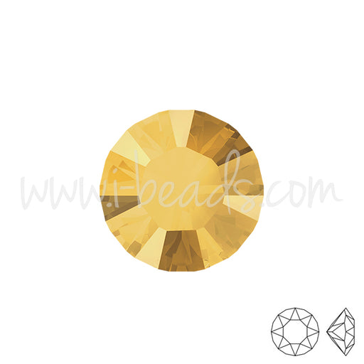 Cristal Swarovski 1088 xirius chaton crystal metallic sunshine 6mm-ss29 (6)
