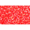 cc803 - perles de rocaille Toho 8/0 luminous neon salmon (10g)