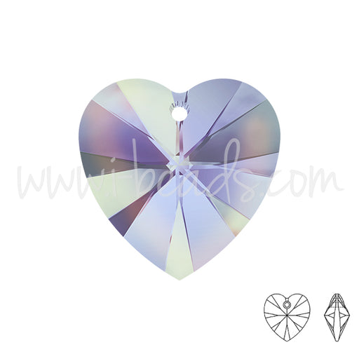 pendentif coeur swarovski crystal vitrail light 10mm (2)