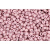 cc766 - perles de rocaille Toho 15/0 opaque-pastel-frosted light lilac (5g)
