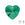Vente au détail pendentif coeur swarovski emerald 10mm (2)