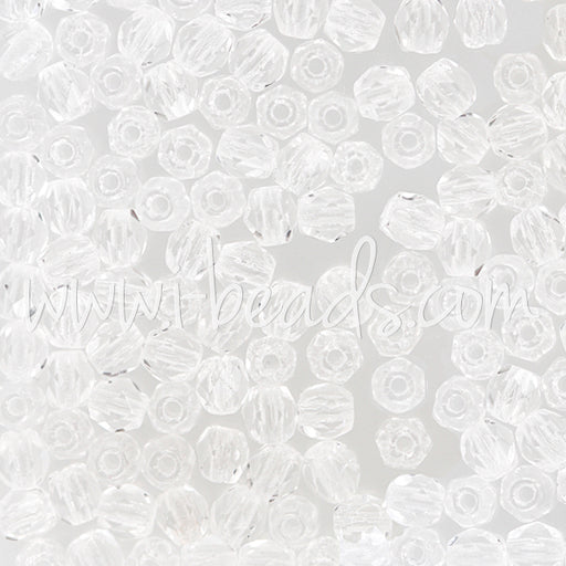Achat Perles facettes de bohème crystal 3mm (50)