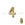 Perlengroßhändler in der Schweiz Zahlenperle Nummer 4 vergoldet 7x6mm (1)