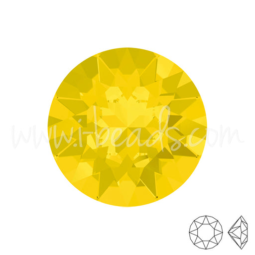 Achat Cristal Swarovski 1088 xirius chaton yellow opal 8mm-SS39 (3)