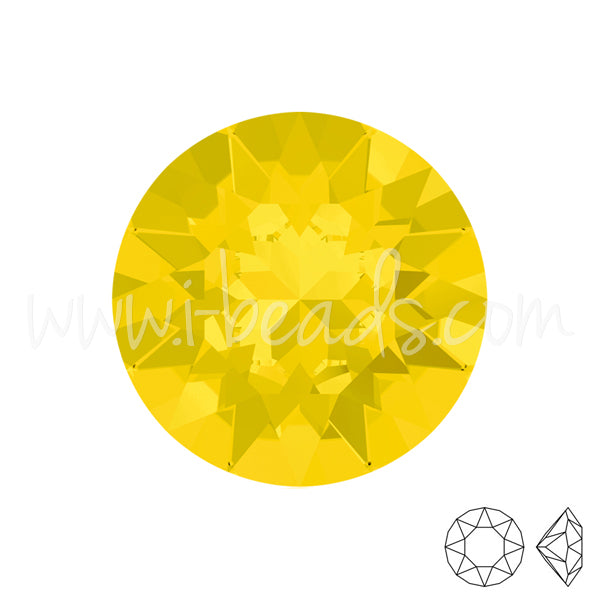 Cristal Swarovski 1088 xirius chaton yellow opal 8mm-SS39 (3)