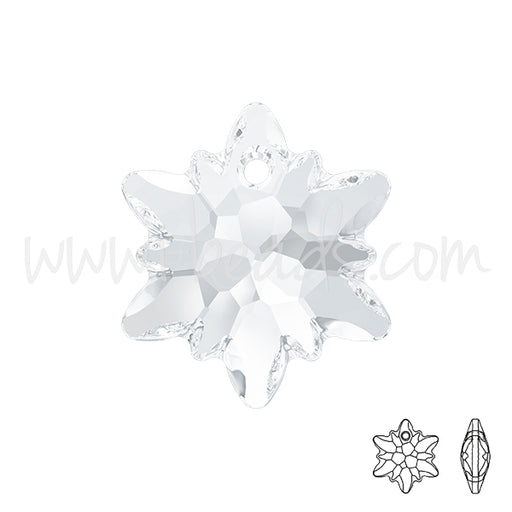 Pendentif Swarovski 6748 Edelweiss crystal 18mm (1)