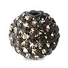 Achat Perle style shamballa ronde deluxe black diamond 10mm (1)