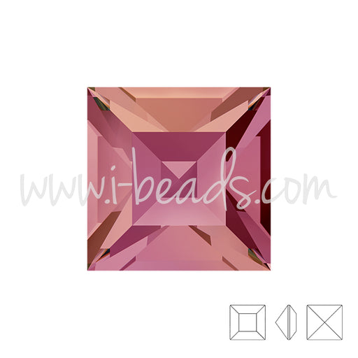 Achat Swarovski Elements 4428 Xilion square crystal lilac shadow 6mm (2)