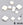 Perlengroßhändler in der Schweiz Perlmutt weiss - Perlen Kleeblatt 6mm, Loch 0.8mm (5)