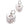 Perlengroßhändler in der Schweiz herzförmiger Anhänger aus platinum Messing mit Zirkonoxid -7,5 mm (1)