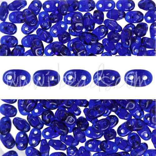 Perles MiniDuo 2.5x4mm cobalt (10g)