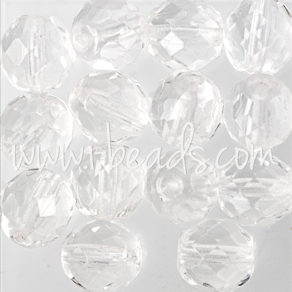 Perles facettes de bohème crystal 10mm (25)