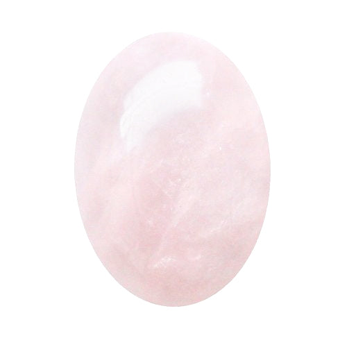Cabochon ovale quartz rose 18x13mm (1)