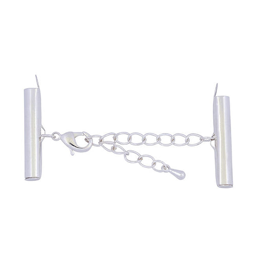 Fermoir attaches coulissantes argent 26mm (1)