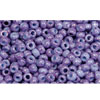 cc1204 - perles de rocaille Toho 11/0 marbled opaque light blue/amethyst (10g)