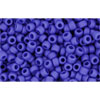 cc48f - perles de rocaille Toho 11/0 opaque frosted navy blue (10g)