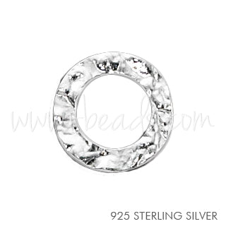 Kaufen Sie Perlen in der Schweiz Sterling Silber Gehammerter Ring 16mm (1)
