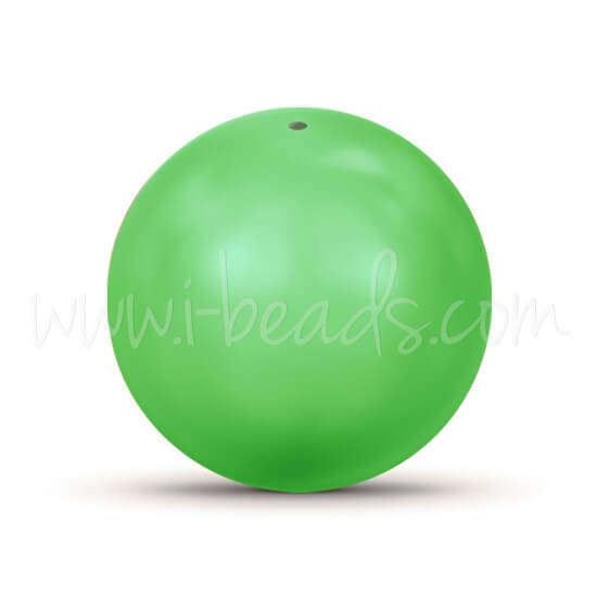 Perles Swarovski 5810 crystal neon green pearl 6mm (20)
