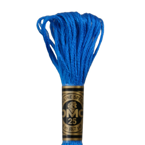 Fil à broder DMC mouliné spécial coton 8m bleu 995 (1)