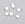Perlengroßhändler in der Schweiz Perlmutt weiss - Perlen herzförmig 8x8mm, Loch 0.8mm (5)