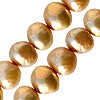 Achat Perles d&#39;eau douce pépites café CREME cuivrée 6mm (1)