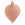 Vente au détail Pendentif véritable feuille de tremble galvanisée or 24K rose 50mm (1)