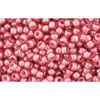 Achat cc291 - perles de rocaille Toho 11/0 transparent lustered rose/mauve lined (10g)