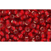 cc25c - Toho rocailles perlen 8/0 silver-lined ruby (10g)