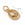 Perlen Einzelhandel Charm Anhänger Kreuz zircon aus 18 Karat vergoldetem Messing -10mm (1)