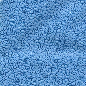 DB725 -11/0  delica bead opaque TURQUOISE- 1,6mm - Hole : 0,8mm (5gr)