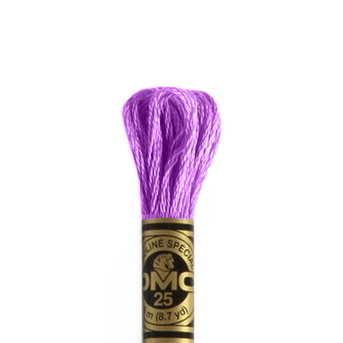 Fil à broder DMC mouliné spécial coton 8m violet 208 (1)