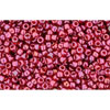 cc332 - perles de rocaille Toho 15/0 gold lustered raspberry (5g)