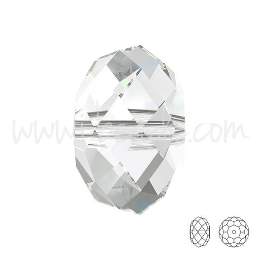 Achat Perles briolette Swarovski 5040 crystal 6mm (10)