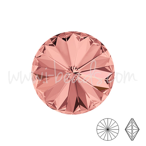Achat Cristal Swarovski rivoli 1122 blush rose 10mm-ss47 (2)