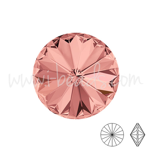 Swarovski 1122 rivoli blush rose 10mm-ss47 (2)