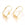 Perlengroßhändler in der Schweiz Ohrringe Edelstahl Blattgold 19x5.5x11mm-2 Paar (4)