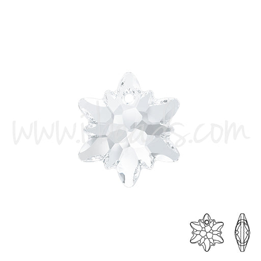 Achat Pendentif Swarovski 6748 Edelweiss crystal 14mm (1)