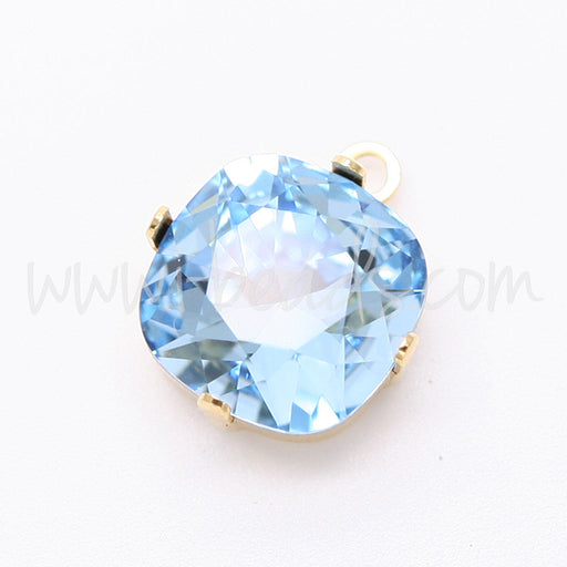 Serti pendentif pour Swarovski 4470 12mm doré (1)