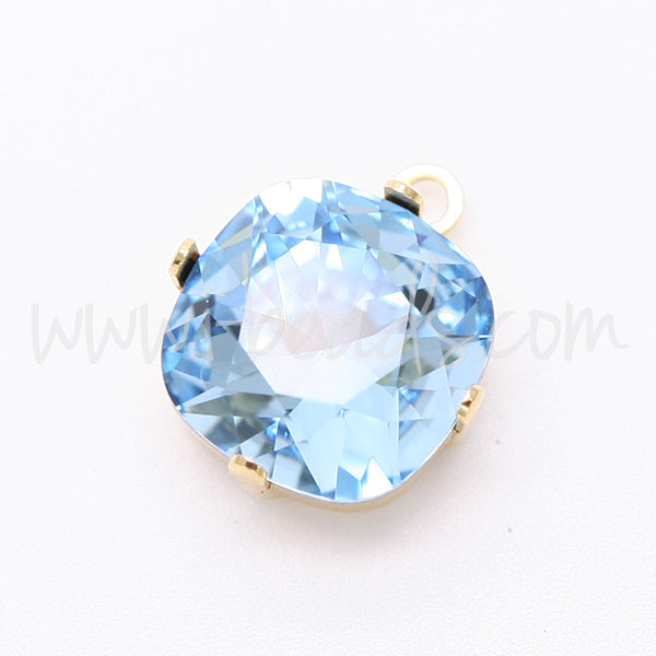 Serti pendentif pour Swarovski 4470 12mm doré (1)