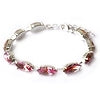 Bracelet sertir pour 10 Swarovski 4228 navette 15x7mm argenté (1)