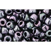 cc90 - perles de rocaille Toho 6/0 métallic amethyst gun métal (10g)