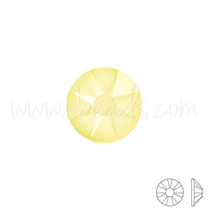Strass à coller Swarovski 2088 flat back crystal powder yellow ss12-3.1mm (80)