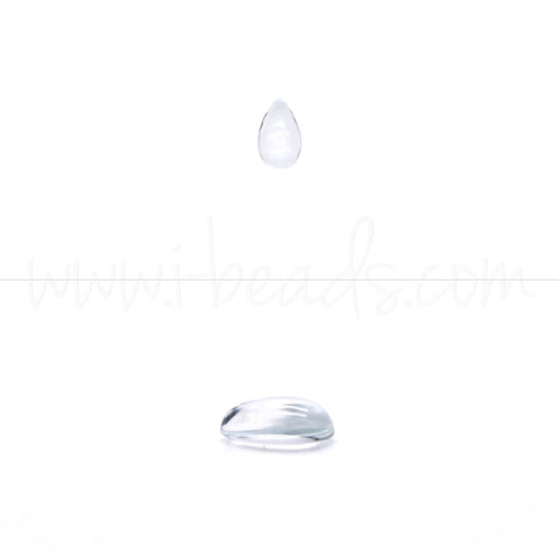 Aigue marine cabochon poire 5x3mm (1)