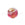 Vente au détail Perle de Murano ronde rose et or 6mm (1)