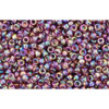 cc166b - perles de rocaille Toho 15/0 trans rainbow med amethyst (5g)