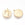 Perlengroßhändler in der Schweiz Sternbild-zodiac Charm Messing vergoldet und Zirkonia WAAGE 13x11x1,5mm -sold pro Einheit