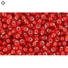 cc25cf - perles de rocaille Toho 11/0 silver lined frosted ruby (10g)