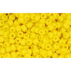 cc42b - perles de rocaille Toho 11/0 opaque sunshine jaune(10g)