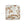 Grossiste en Perle de Murano carrée or et argent 10mm (1)